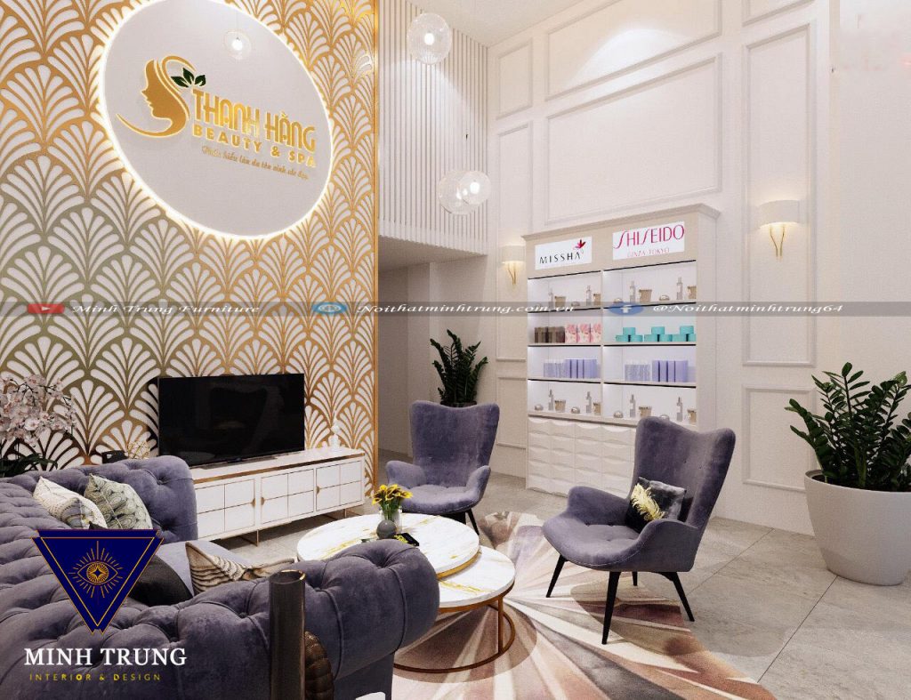 thiết kế tiệm nail spa